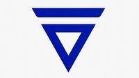 Velas Blockchain Cryptocurrency Logo Low-poly 3D Model