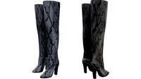 Snakeskin boots