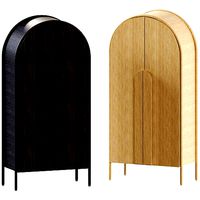 Annie Charcoal Storage Cabinet by Leanne Ford - Crate Barrel