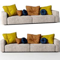 Flexform Grandemare 2 Seats Sofa