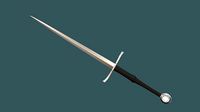Albion Munich Medieval Sword PBR game ready