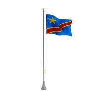 Democratic Republic of the Congo Flag