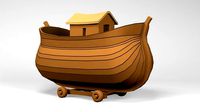 Cartoon Noah Ship