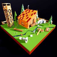 wooden house