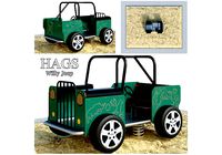 Spring swing for a playground Willy Jeep HAGS
