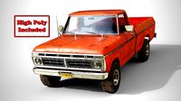 Ford F100 1976 Old Orange