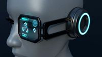 Sci fi and military monocle glasses