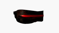 SciFi Glasses I10 Dirt Red - Character Design Fashion