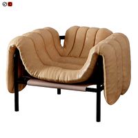 Puffy lounge chair
