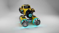 Sci-fi flying car