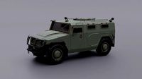 GAZ Tigr Russian Infantry Mobility Vehicle