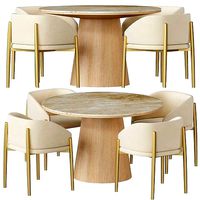 Porro Frank chair and Quartz table