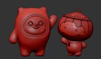 Bingdundun and Snow Melting 3D model