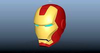 ironman Marvel super hero Helmet realistic highpoly metaverse
