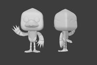 Mordecai Regular Show Funko Custom | 3D