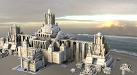 Babylon temple complex bridge fantasy