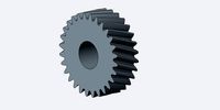 Spur gears - parametric generator