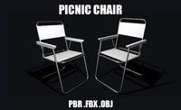 PBR Low Ploy Picnic Chair