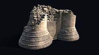 Game Ready Scanned Castle Ruins v4