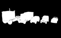 Low poly cars