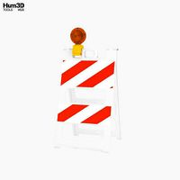 Roadworks Barricade Type 2