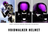 Voidwalker Apex Legends inspired helmet