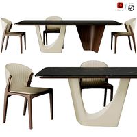 Pinnacle table And Luisa chair