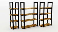 Bookcase - set of 3 pieces - from Rustica Series