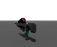 Bullpup Rifle Voxel