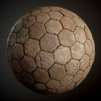 Hexagonal Concrete Tiles Material