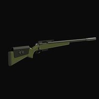 M40 Sniper Rifle Low Poly