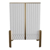 Homary-Aro Contemporary White Chest Modern Accent Cabinet