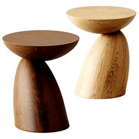 Wooden Parabel table by Eero Aarnio Originals
