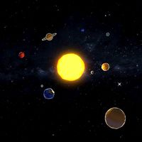 Stilized Solar System