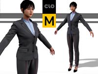 Women s working suit bussiness suit Marvelous Designer project