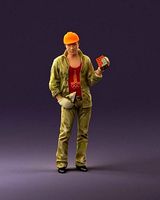 builder with the brick 1102