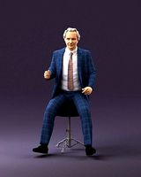 oldy man in quad suit seat 1070