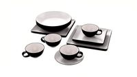 Square and round dinnerware set