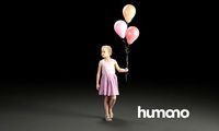 Humano Girl with balloons 0901