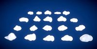 Stylized Cartoon Puffy Clouds Pack