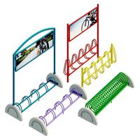 Bicycle stands one
