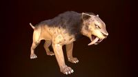 Sabertooth - Smilodon Rigged PBR