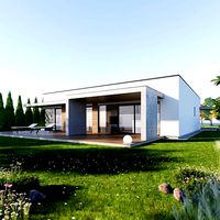 Bungalow 8 - Created with fully parametric Revit Families