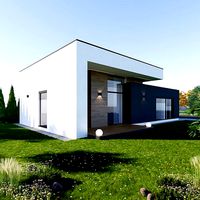 Bungalow 7 - Created with fully parametric Revit Families