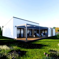 Bungalow 6 - Created with fully parametric Revit Families