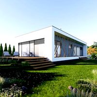 Bungalow 5 - Created with fully parametric Revit Families