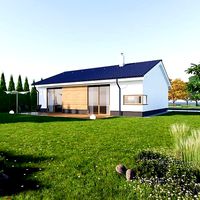 Bungalow 2 - Created with fully parametric Revit Families