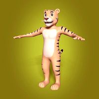 Cartoon Tiger