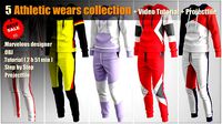 Athletic Wears Collection  Video Tutorial
