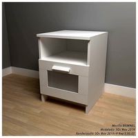 IKEA BRIMNES bedside table 39x41 cm